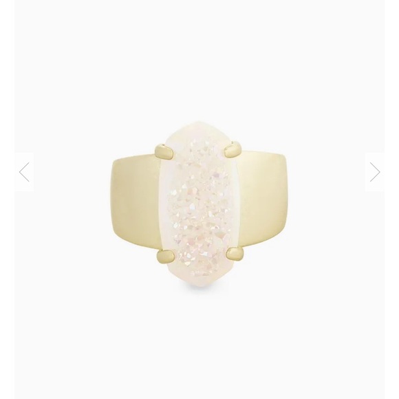 Kendra Scott Jewelry - Kendra Scott Harrison Gold Cocktail Ring size 7